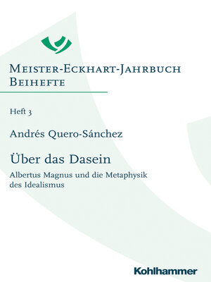 cover image of Über das Dasein